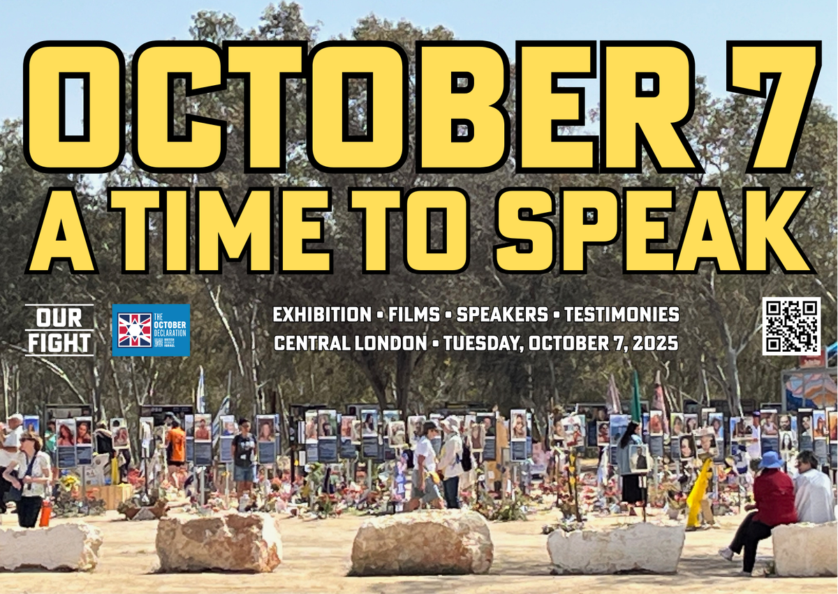 October 7: A Time to Speak