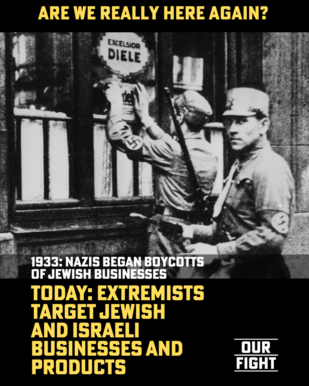 April 1st, 1933 was the Nazi's Boycott Day