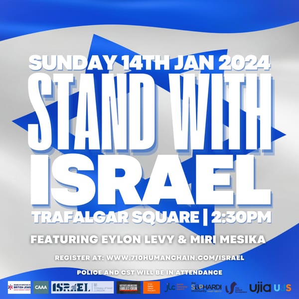 14/1: Stand With Israel