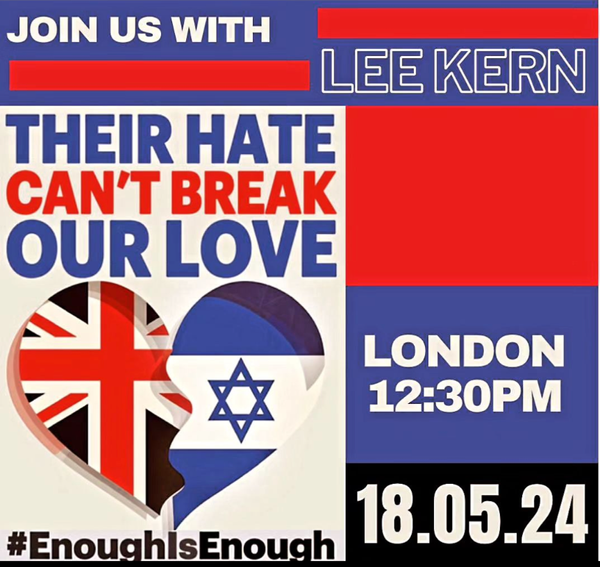 18/5: Join Us on the Enough is Enough Counter-Protest