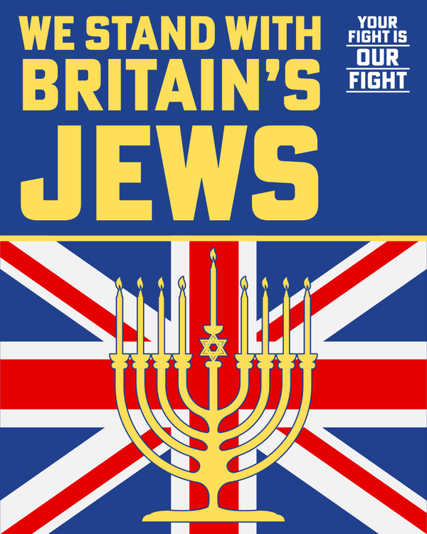 We Stand With Britain's Jews